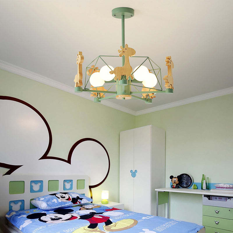 Arisha Giraffes LED Flush Mount Ceiling Light