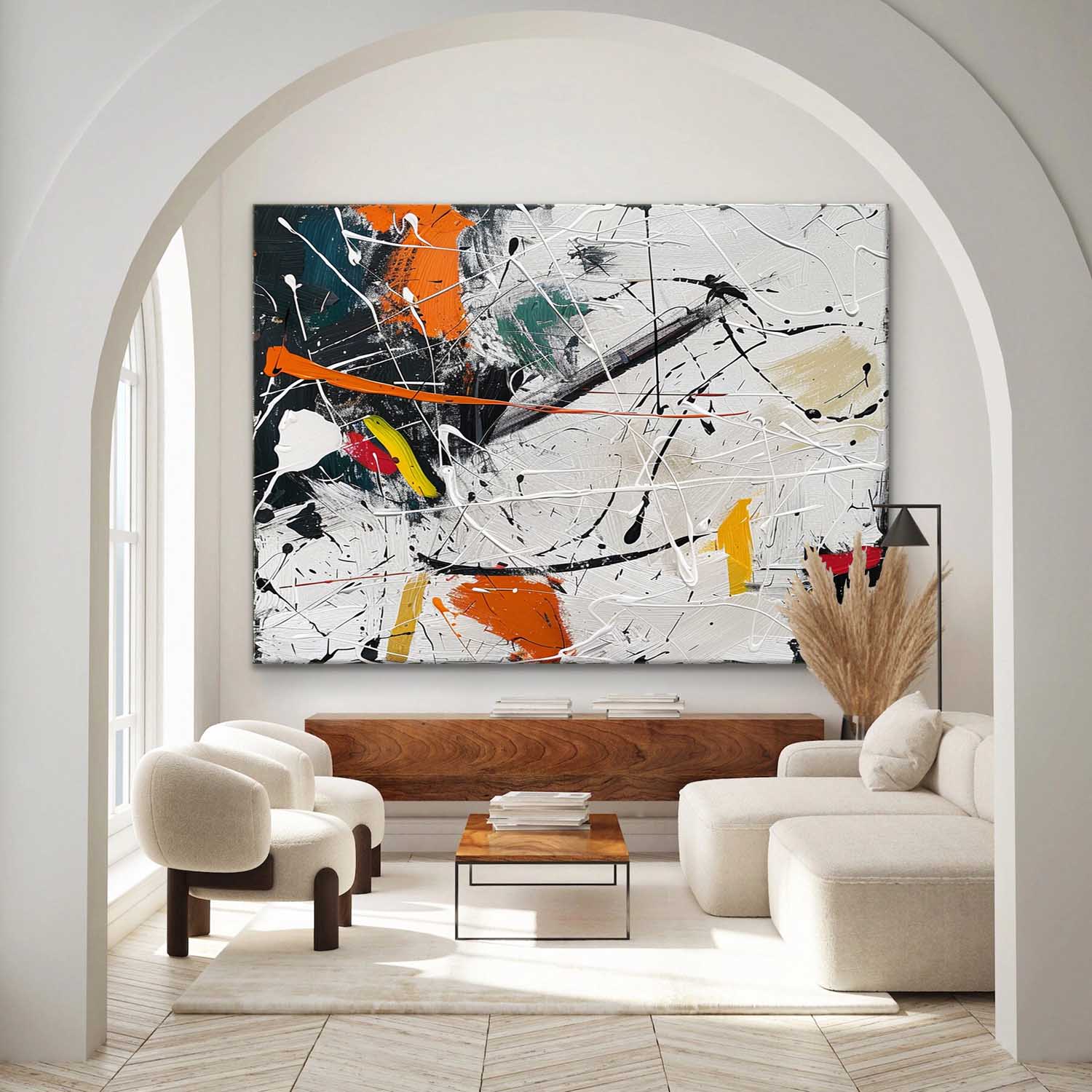 Abstract Expressionist Art AEA003 - Neutralighting