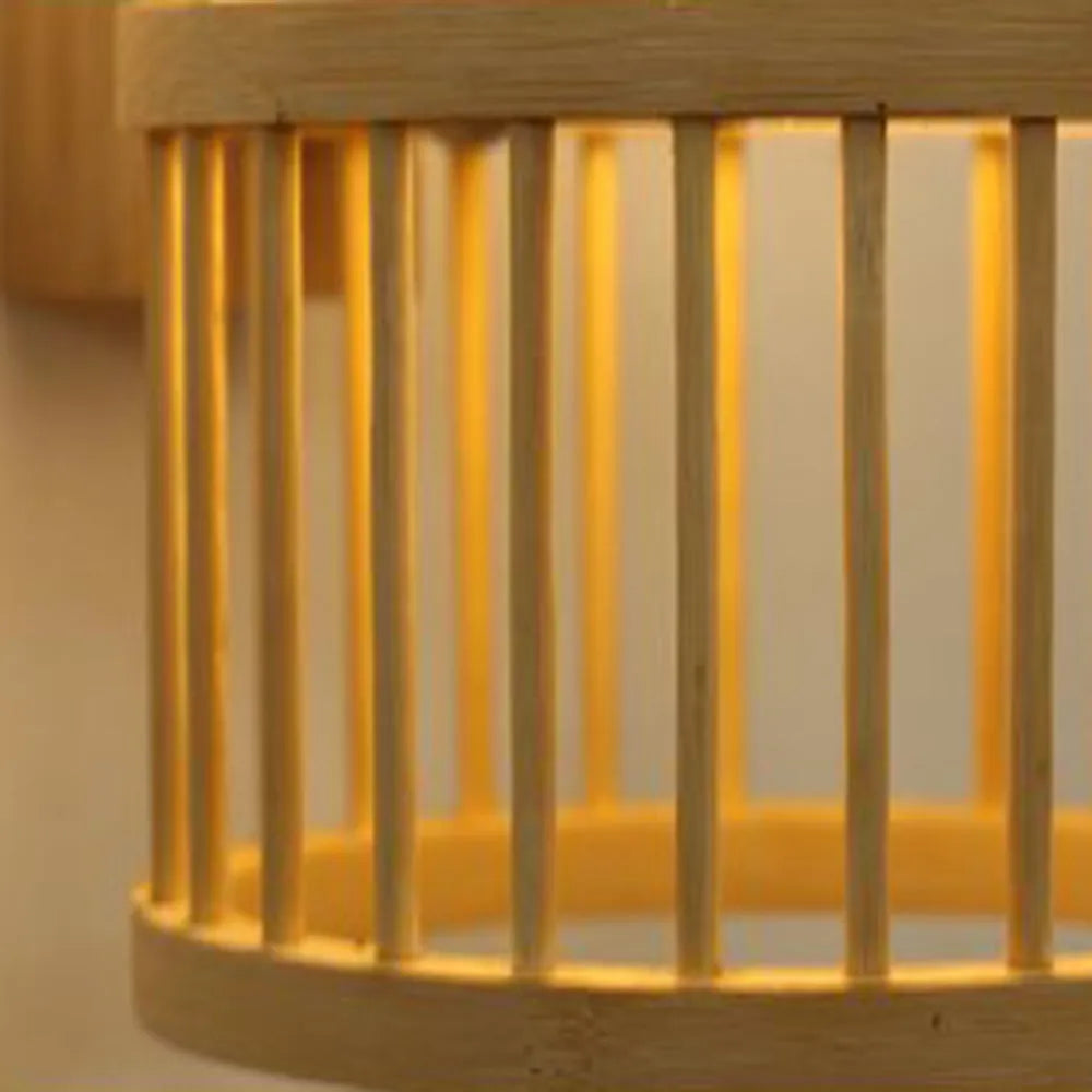 Ritta Wall Lamp Rustic, Muto Rattan Weaving LED, Hallway Wall Sconce - Neutralighting