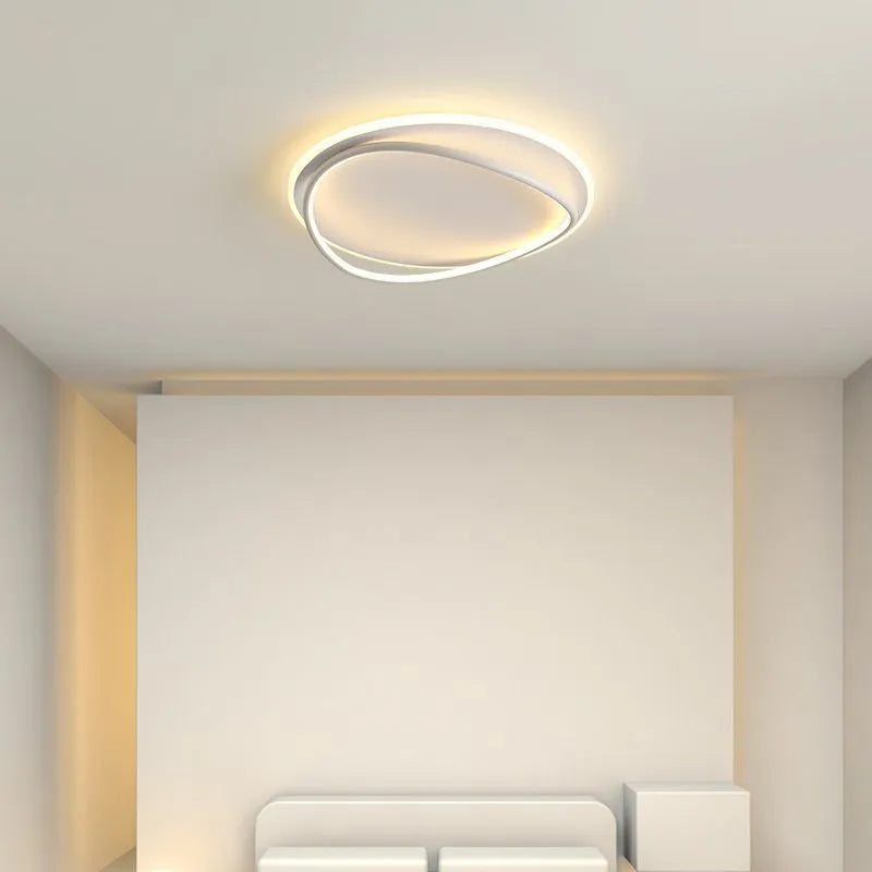 Arisha Minimalist Ring Modernom Flush Mount Ceiling Light - Neutralighting