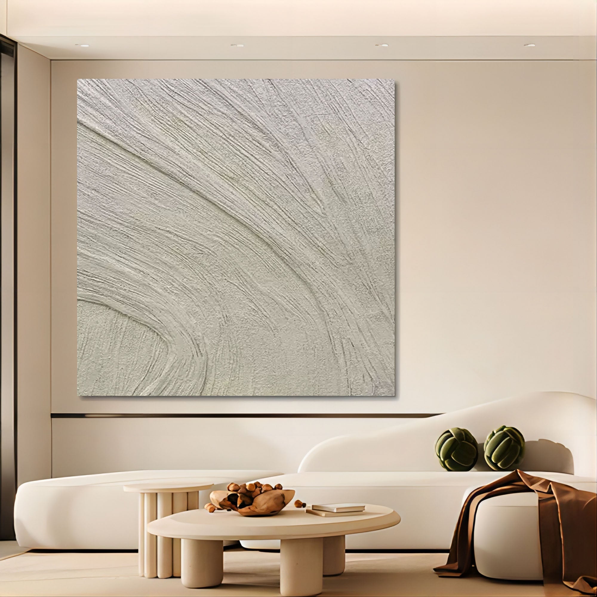 Plaster Art Texture Painting SG035 - Neutralighting