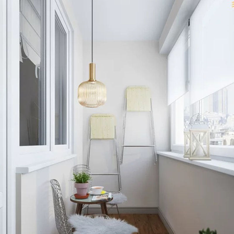 Valentina Pendant Light Crystal, Moru Glass, Cognac/Green/Grey, Kitchen Island - Neutralighting