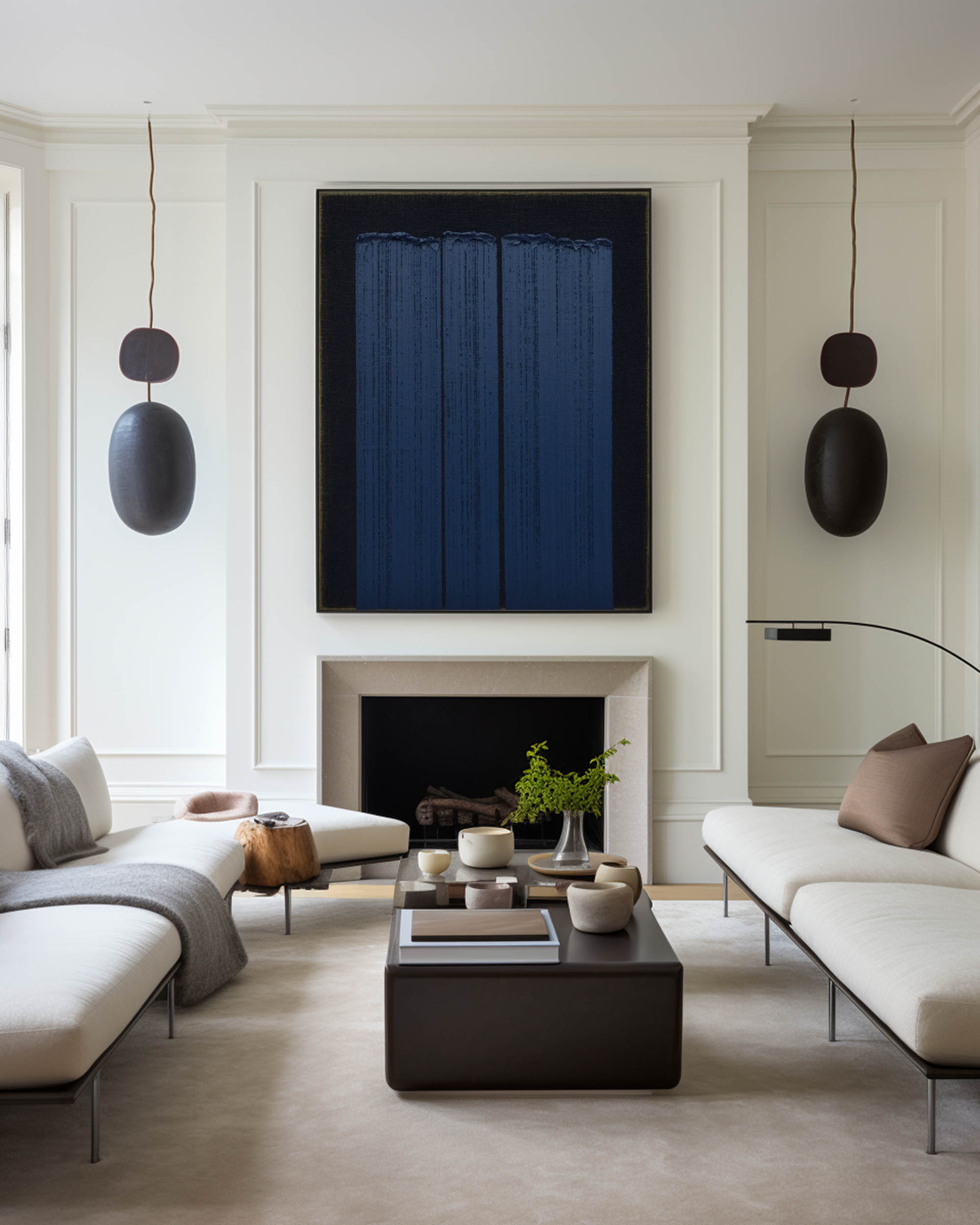 Blue Minimalist Painting ABAV293 - Neutralighting