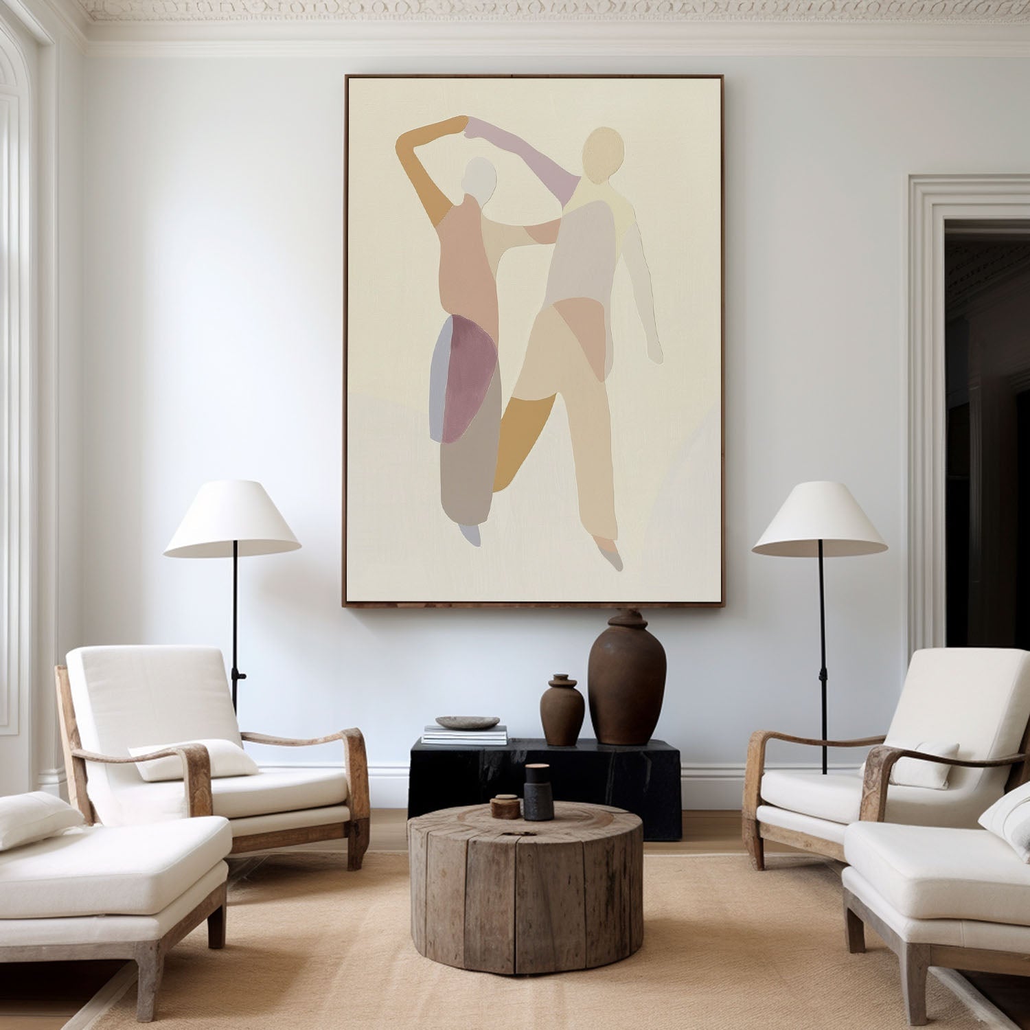 Tender Togetherness Figurative Painting
