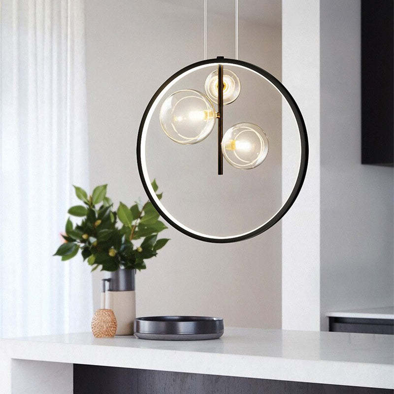 Arisha Nordic Glass Bubbles LED Modern Pendant Light for Dining Room - Neutralighting