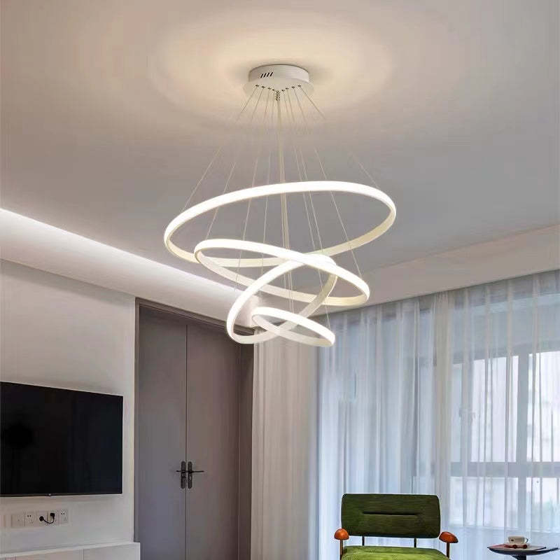 Zin Modern Ring Pendant Light, 2/3/4 Rings - Neutralighting