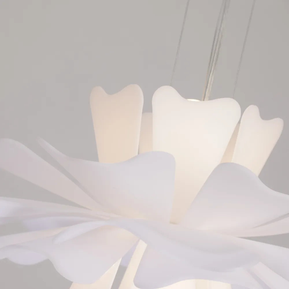 Niva Elegant Flower Pendant Light White - Neutralighting