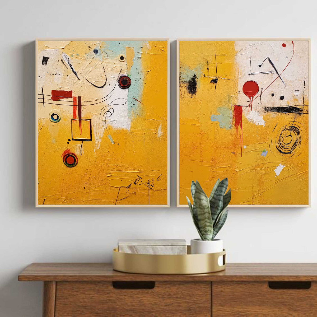Abstract Canvas Art #AB146