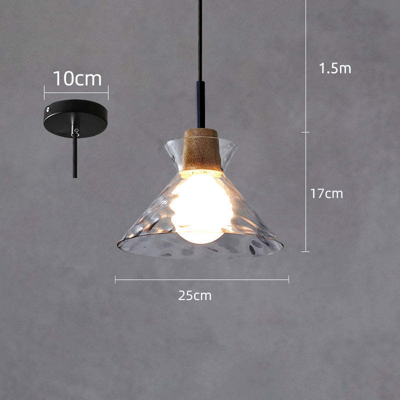 Arisha Minimalist Geometric Glass Pendant Light, Dining Room - Neutralighting