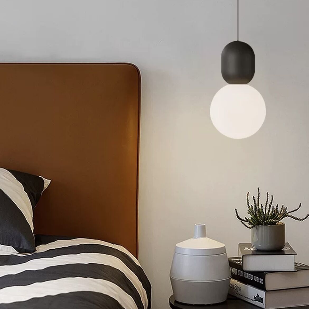 Valentina Modern Minimalist Glass/Metal Pendant Light Dining Room - Neutralighting