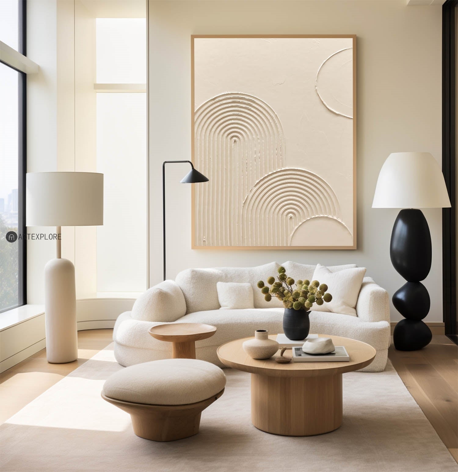 Concentric Flow Minimalist Wall Art