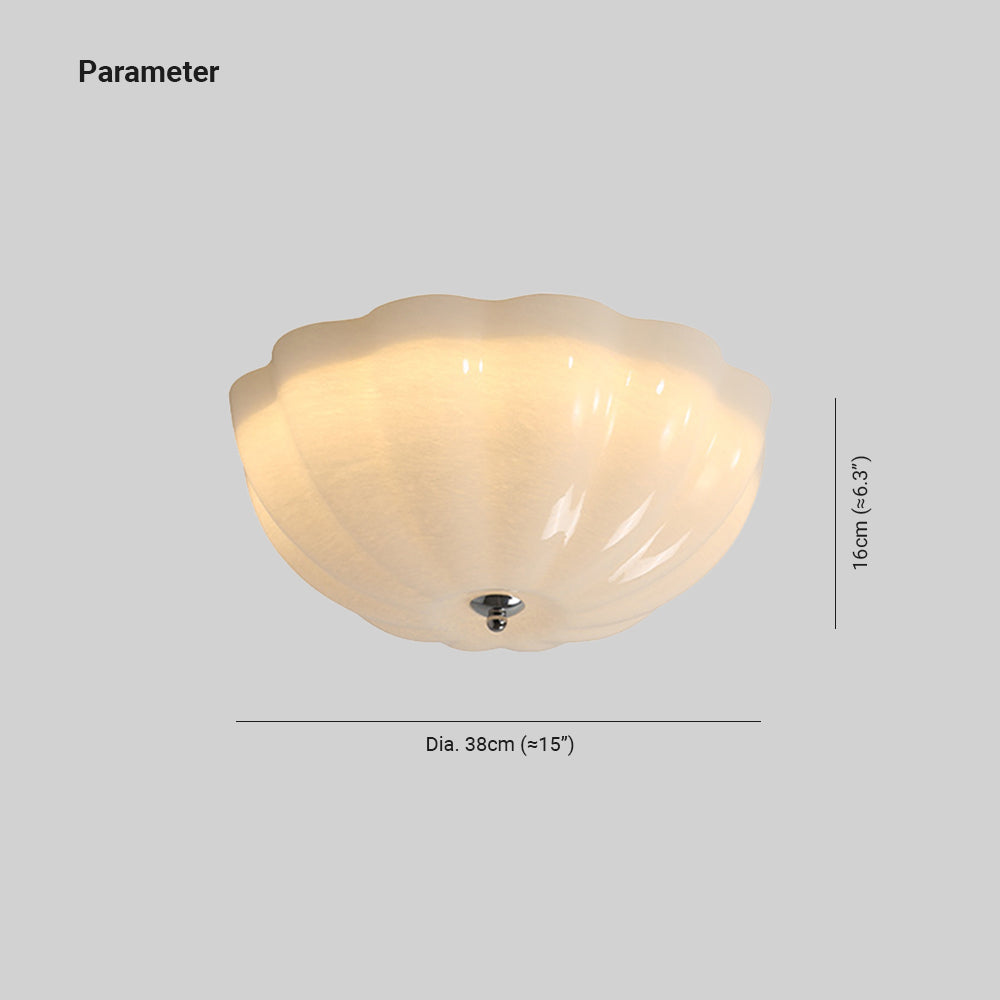 Arisha Modern Cute Design LED Flush Mount Ceiling Light White Bedroom - Neutralighting