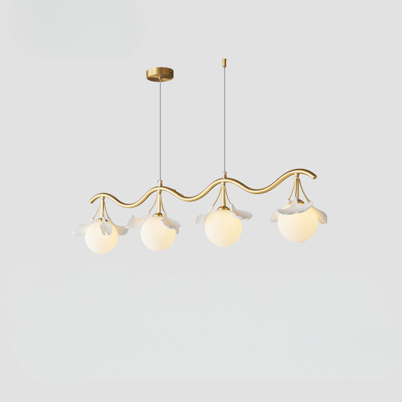 Olivia Luxury Minimalist Chandelier Creative Leaf Glass Living Room - Neutralighting