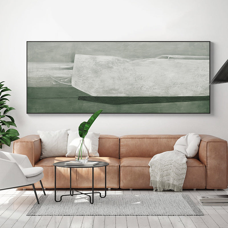 Beautiful Green Abstract Painting ABAP09 - Neutralighting