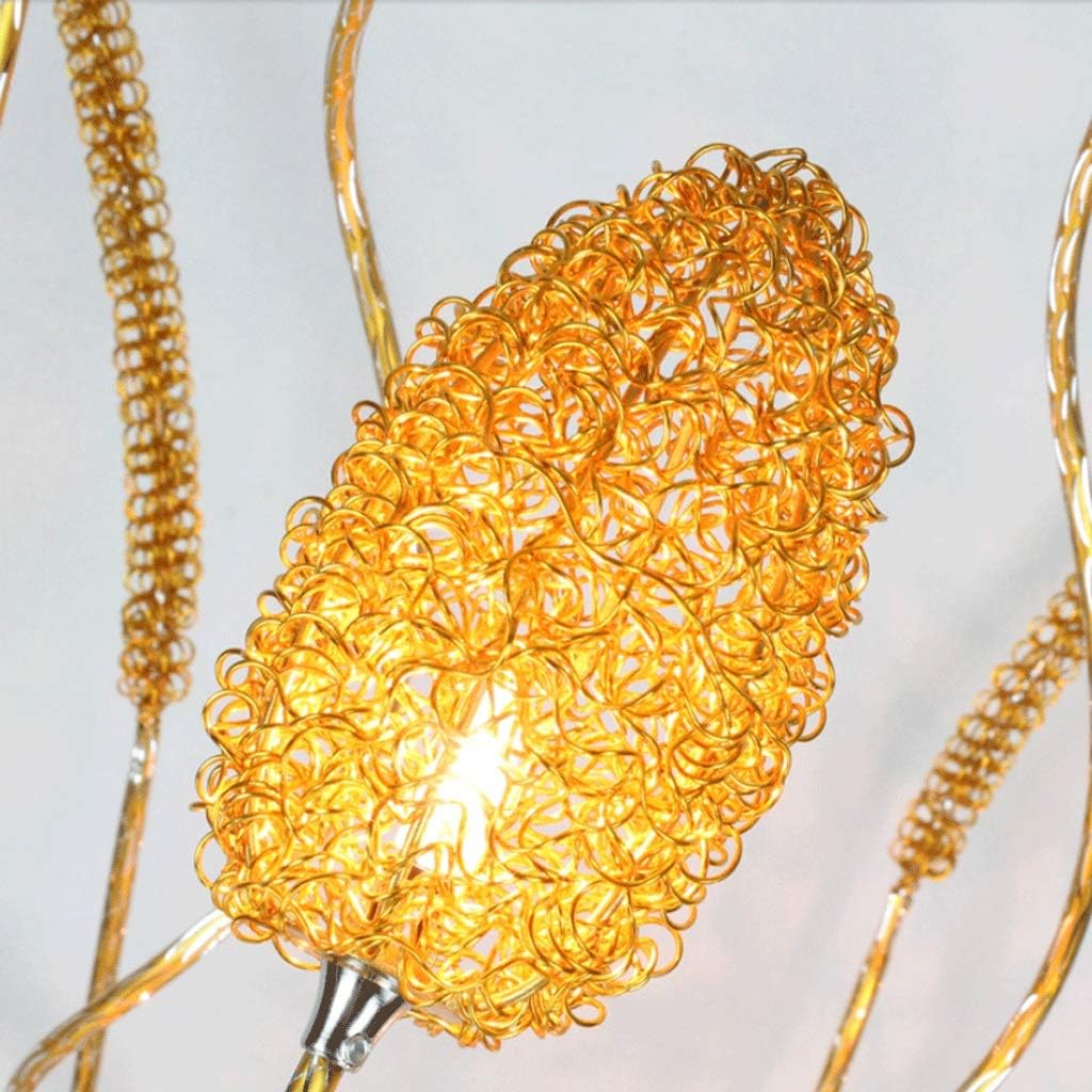 Bella Art Deco Vase Gold Metal Floor Lamp, Living Room - Neutralighting