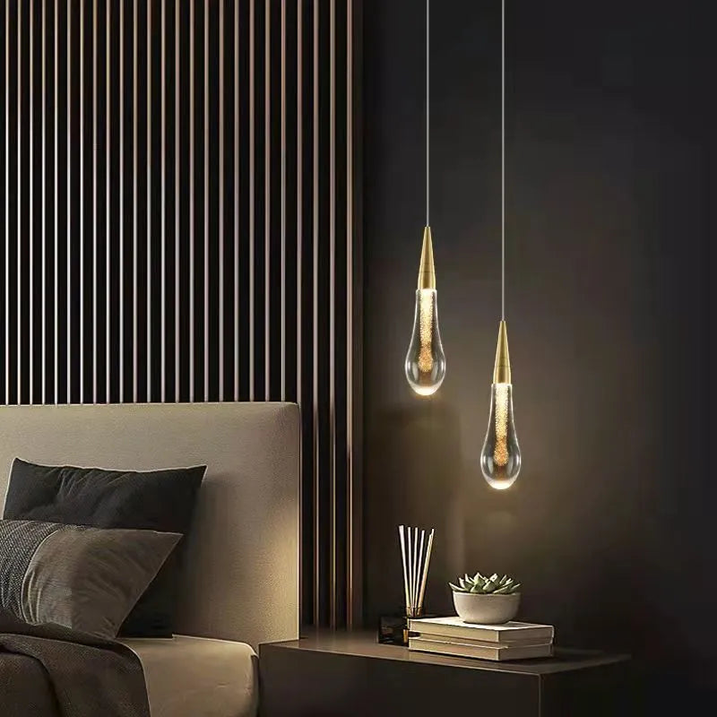 Teardrop Gold Pendant Light - Neutralighting