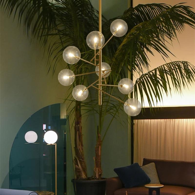 Valentina Bubble Branch Glass/Metal Chandelier, Kitchen/Dining Room - Neutralighting