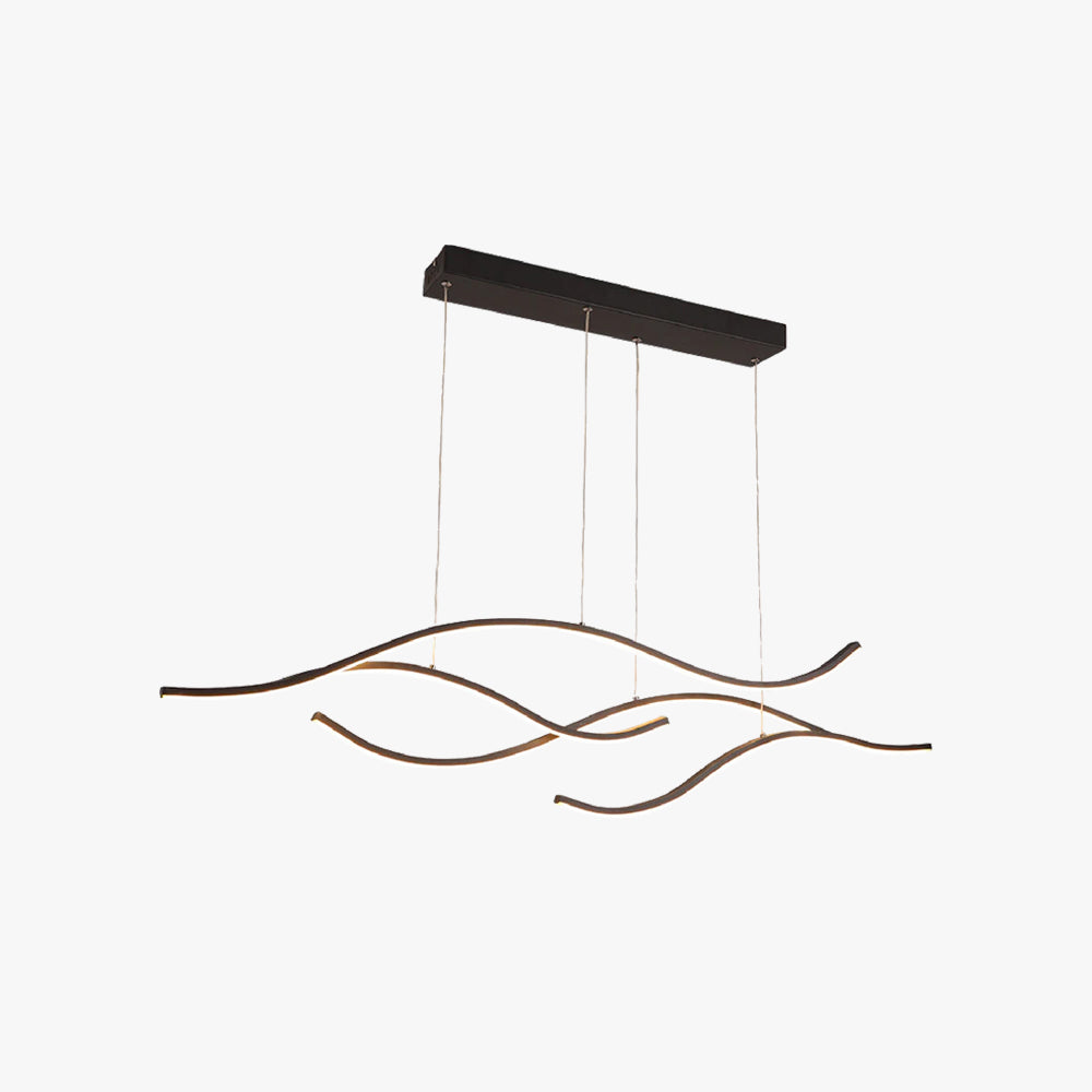 Arisha Modern Wave Pendant Light, 2 Colour - Neutralighting