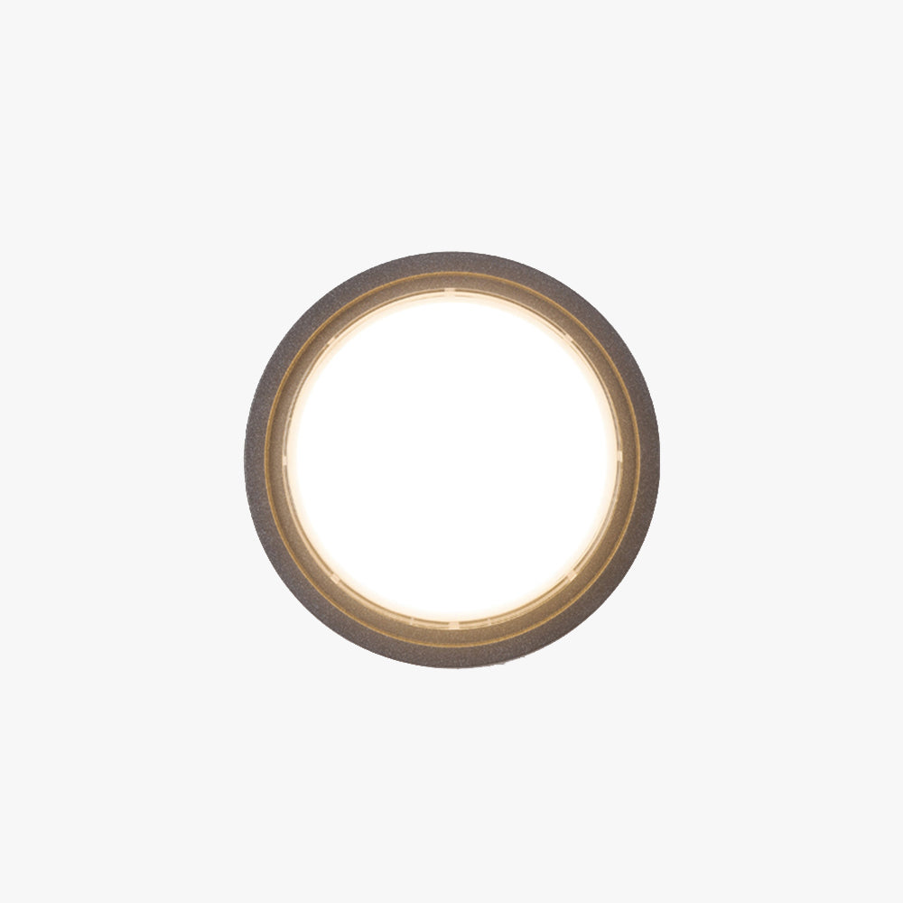 Ray Modern Flush Mount Ceiling Light, Metal/Acrylic, Square/Round, Black/Brown - Neutralighting