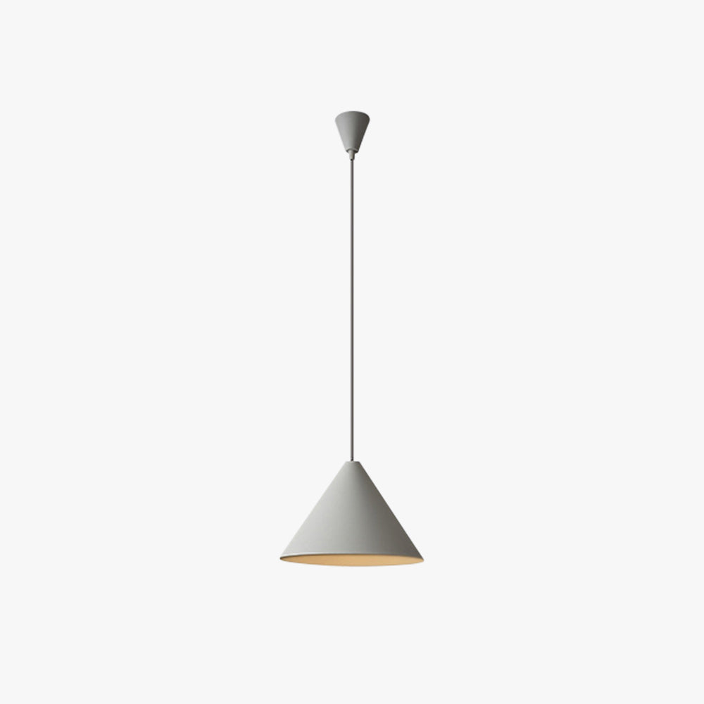 Arisha Minimalist Cone Metal Pendant Light, Grey - Neutralighting