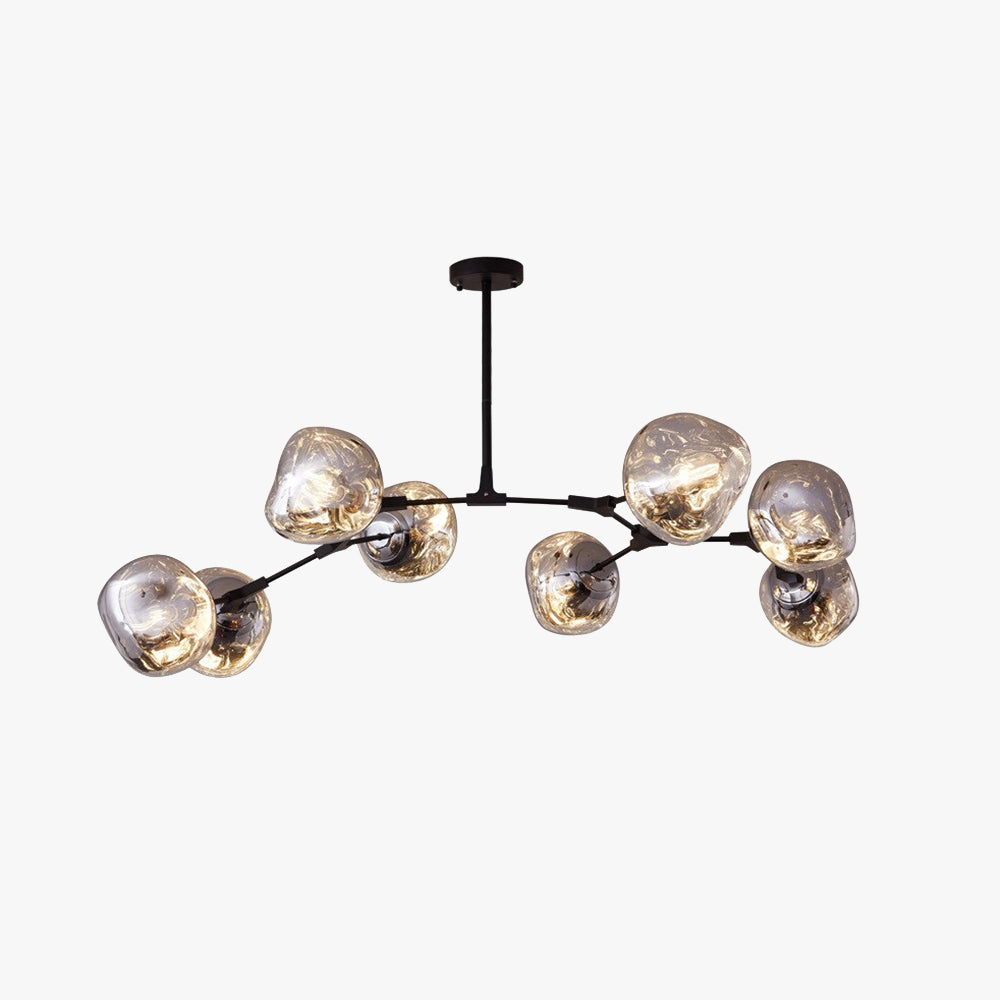 Arisha Modern Globe Lava 3 Pendant Light Fixture - Neutralighting