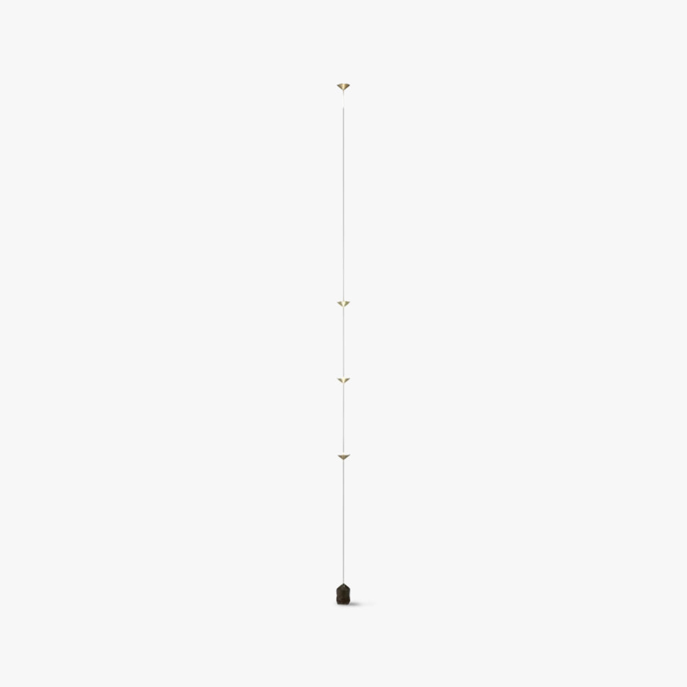 Arisha Full-Length Minimalist Linear Floor Lamp, 3 Bulbs - Neutralighting