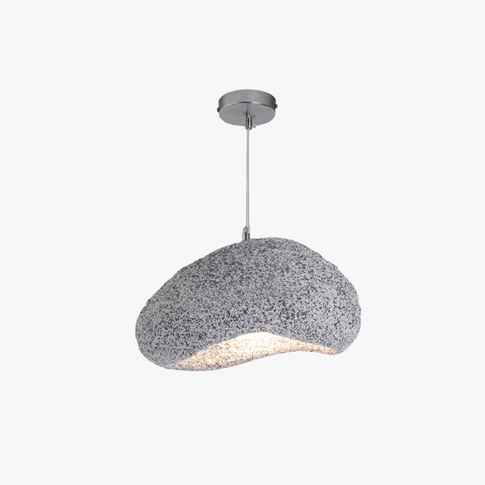 Avi Wabi Sabi Bread Shape Resin Pendant Light, 2 Color - Neutralighting