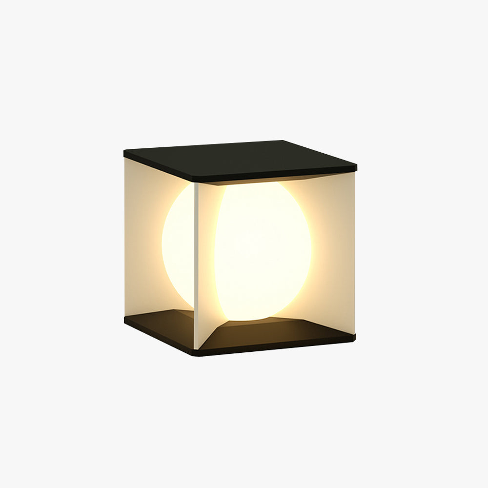 Ray Modern Moon Outdoor Pier-Mount Pillar Light