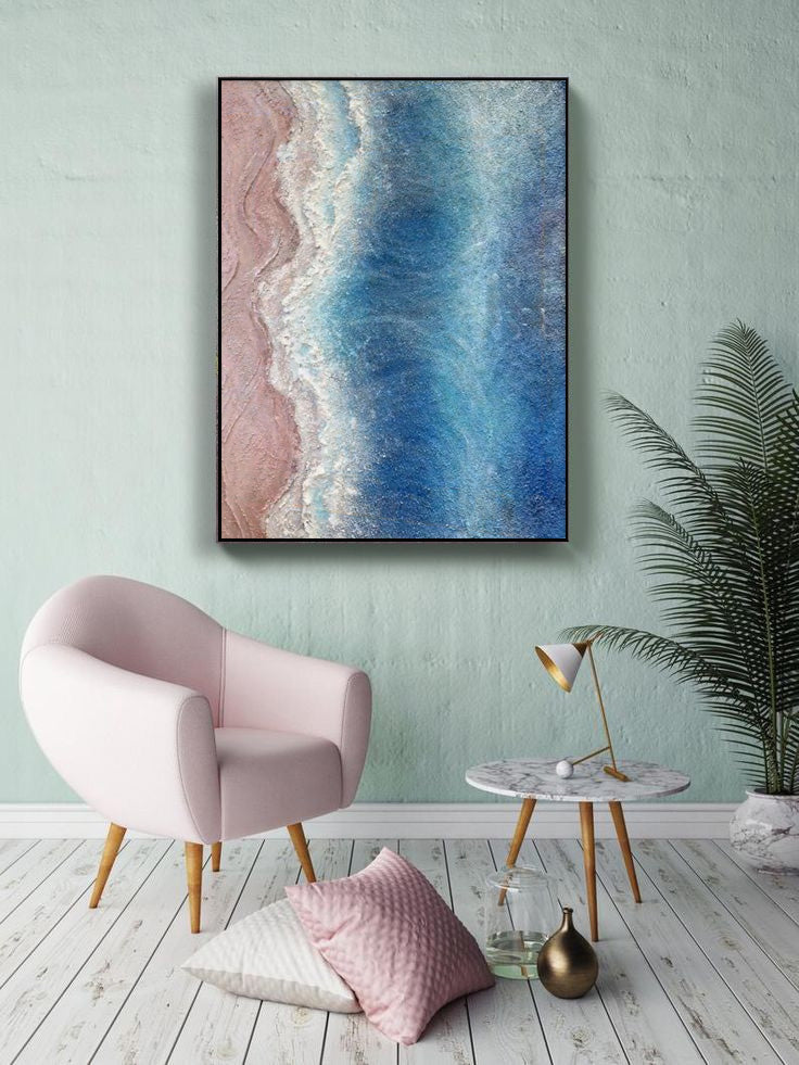 Wall Art Beach & Ocean Landscape Impasto