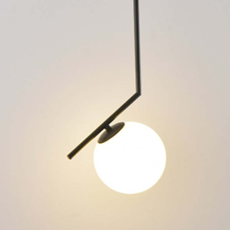 Arisha Modern Globe Metal/Glass Pendant Light, 3 Style - Neutralighting