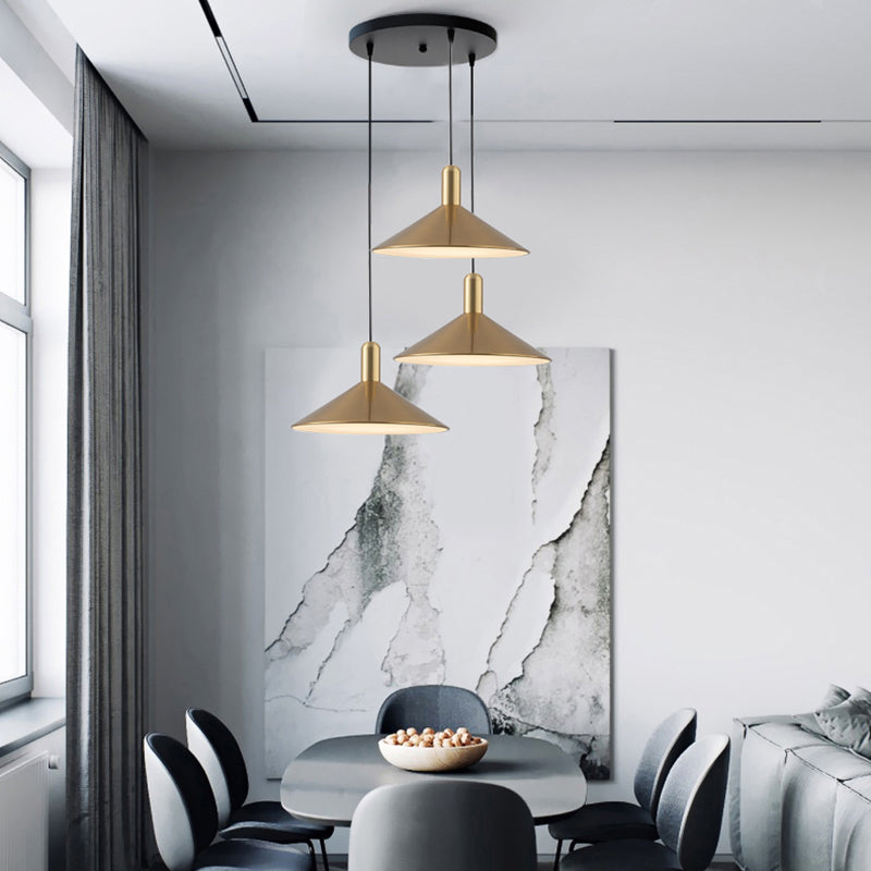 Aria Vintage Umbrella Monochrome Pendant Light