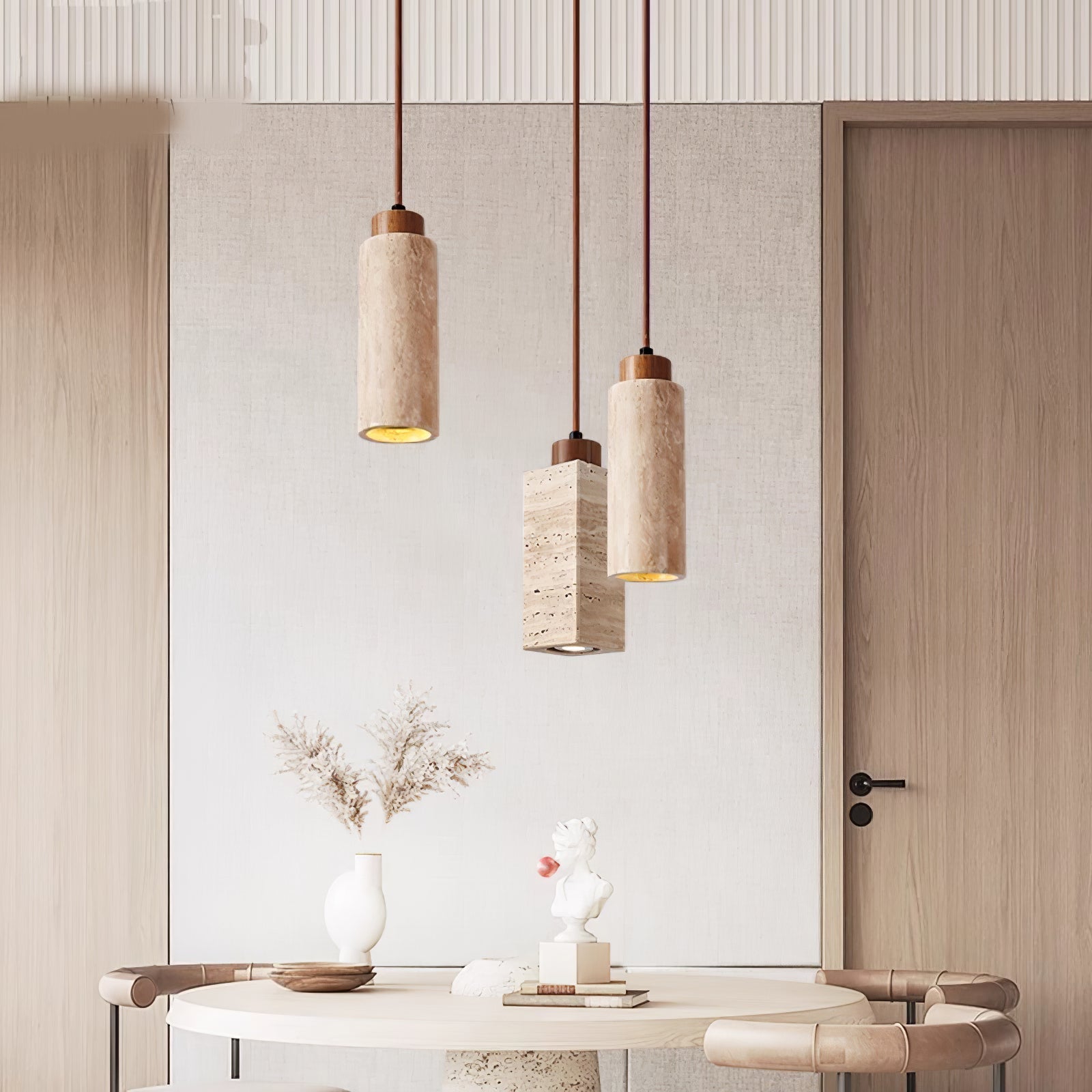 Avloris Travertine Pendant Light - Neutralighting