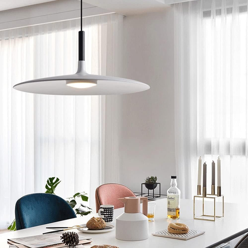 Rava Pendant Light Pan, Plate Shape Modern Design - Neutralighting