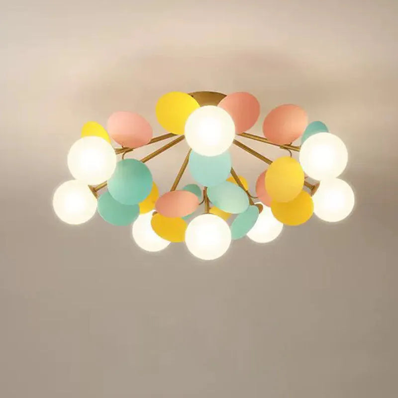 Aria Modern Bubble Cluster Ceiling Light, Colorful - Neutralighting