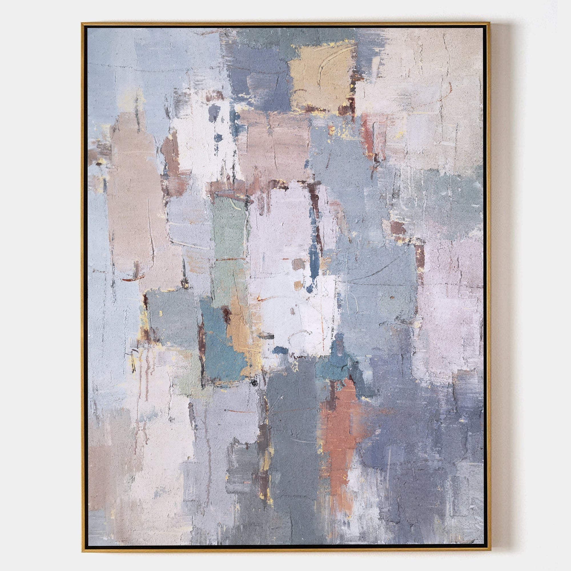 large Abstract Geometric Art ABAV57 - Neutralighting