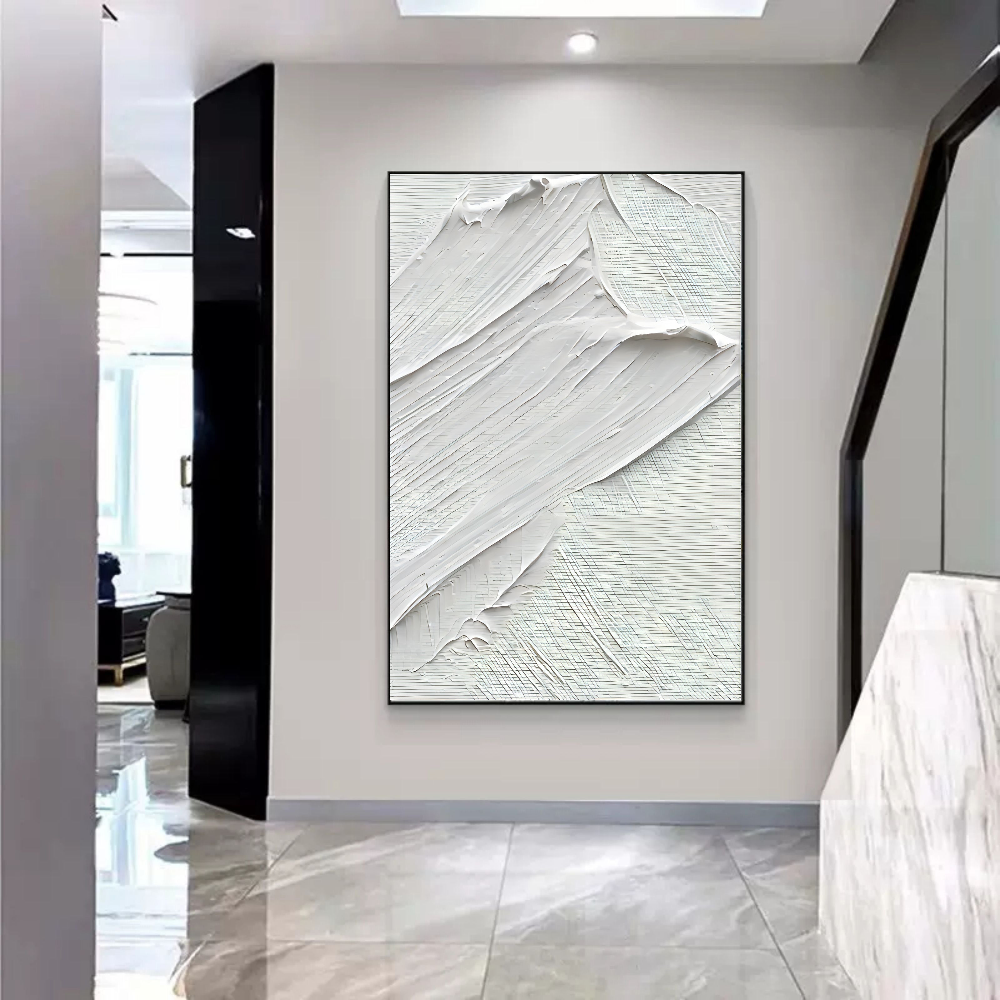 Plaster Art Texture Painting SG041 - Neutralighting