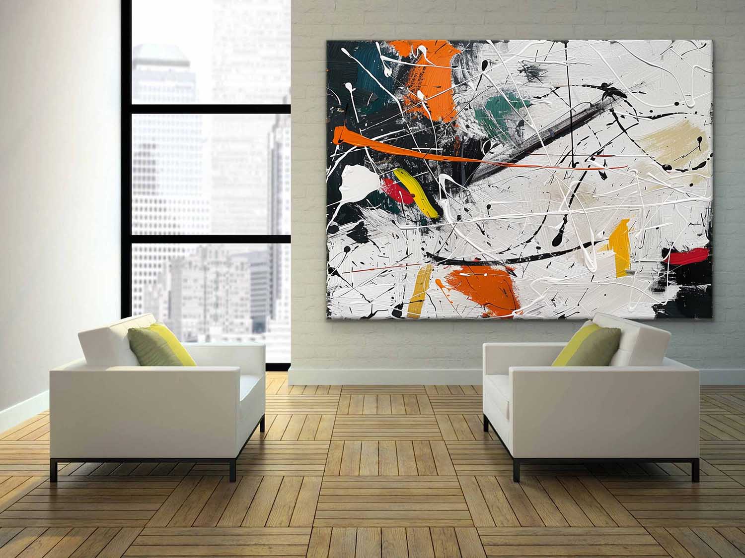 Abstract Expressionist Art AEA003 - Neutralighting