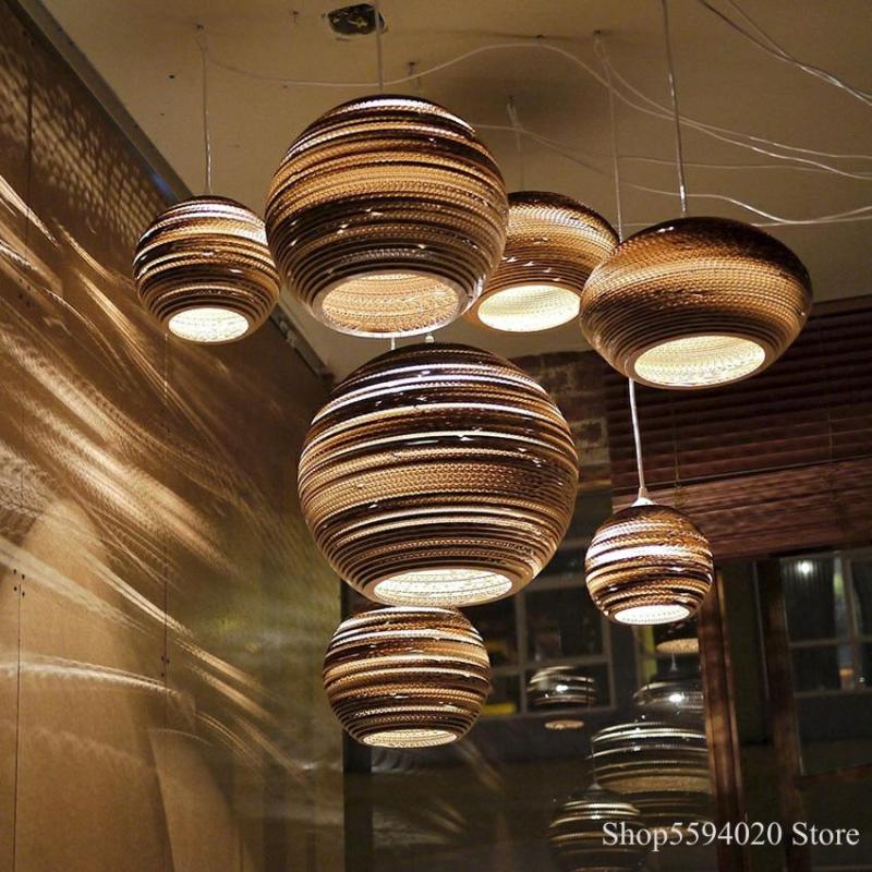 Muto Pastoral Silkworm Rustic Paper Pendant Light - Neutralighting