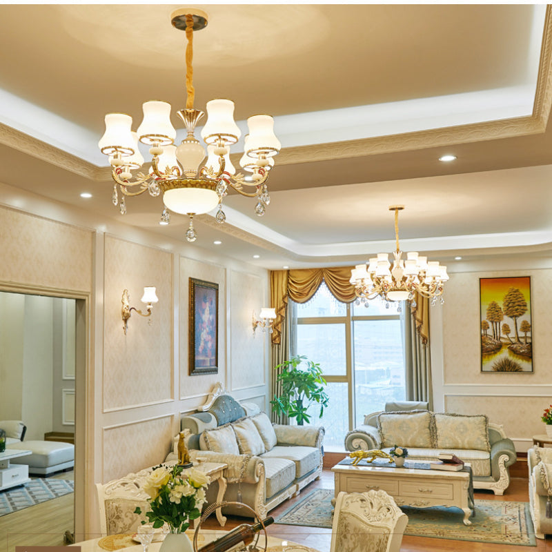 Alessio Retro Pendant Light Metal Glass Living Room Dining Room - Neutralighting