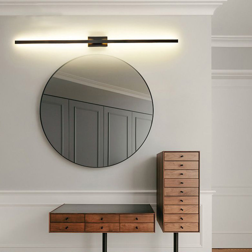 Arisha Minimalist Bar Black Metal Wall Lamp - Neutralighting