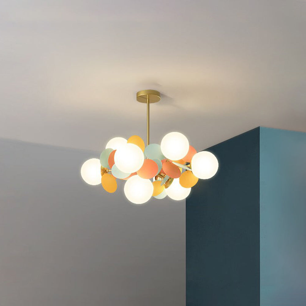 Nexen Multicolored Flower Branch Chandelier Living Room - Neutralighting