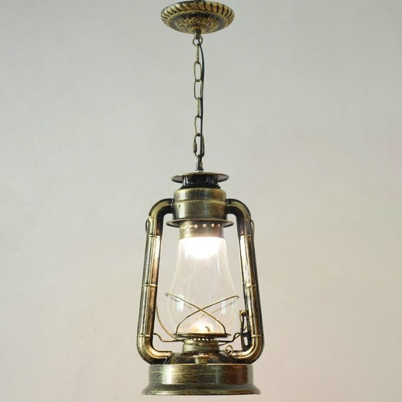 Silva Vintage Rustic Kerosene Pendant Light, 3 Color, 4 Style - Neutralighting