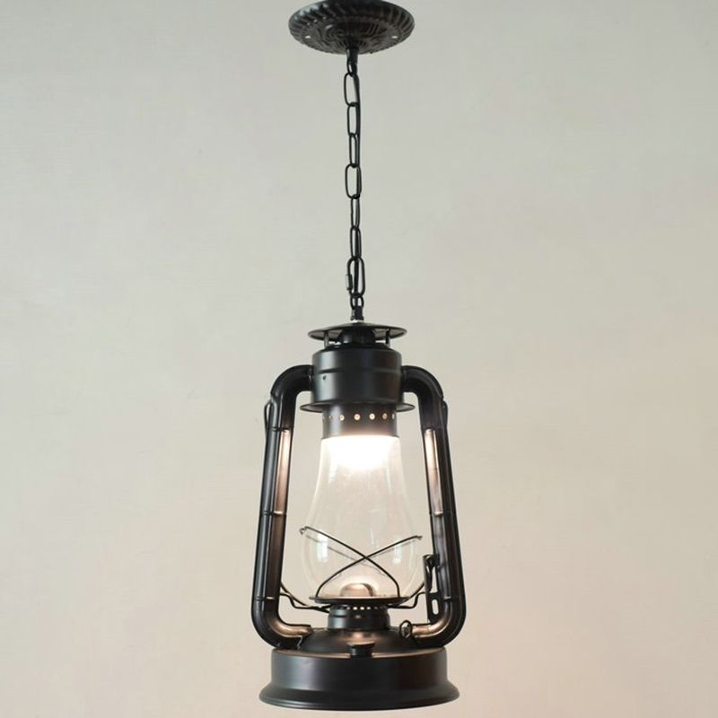 Silva Vintage Rustic Kerosene Pendant Light, 3 Color, 4 Style - Neutralighting