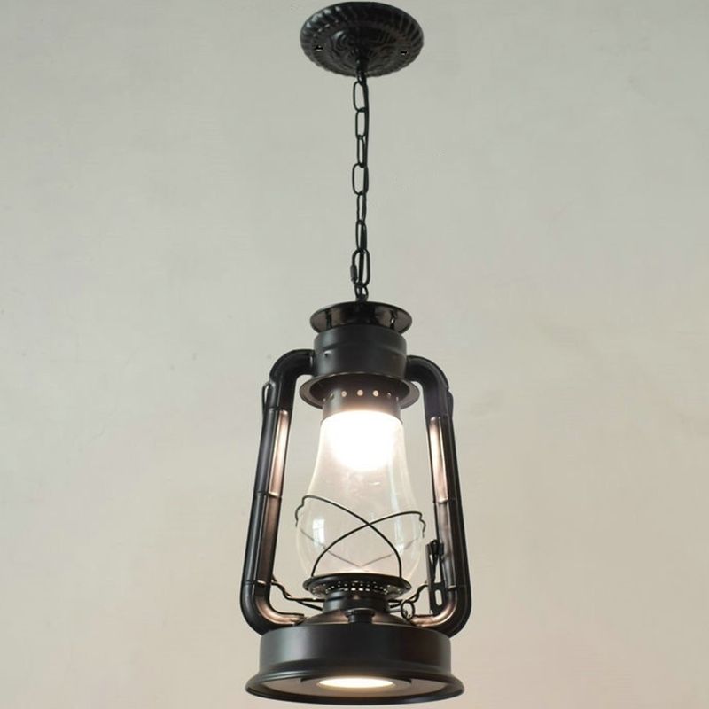 Silva Vintage Rustic Kerosene Pendant Light, 3 Color, 4 Style - Neutralighting