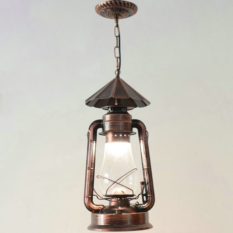 Silva Vintage Rustic Kerosene Pendant Light, 3 Color, 4 Style - Neutralighting