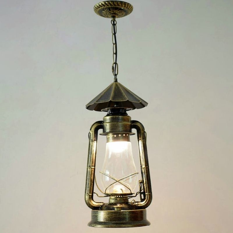 Silva Vintage Rustic Kerosene Pendant Light, 3 Color, 4 Style - Neutralighting