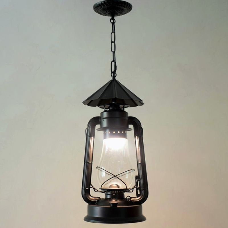 Silva Vintage Rustic Kerosene Pendant Light, 3 Color, 4 Style - Neutralighting