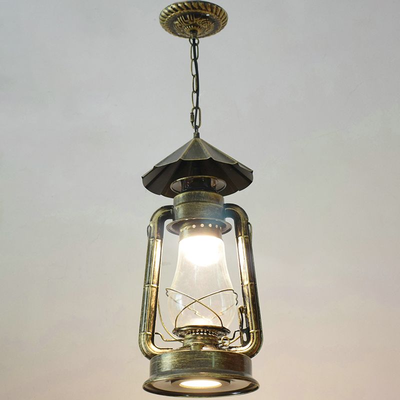Silva Vintage Rustic Kerosene Pendant Light, 3 Color, 4 Style - Neutralighting