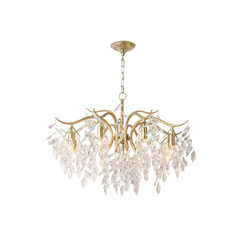 Kristy Luxury Wisteria Flower Crystal Chandelier - Neutralighting