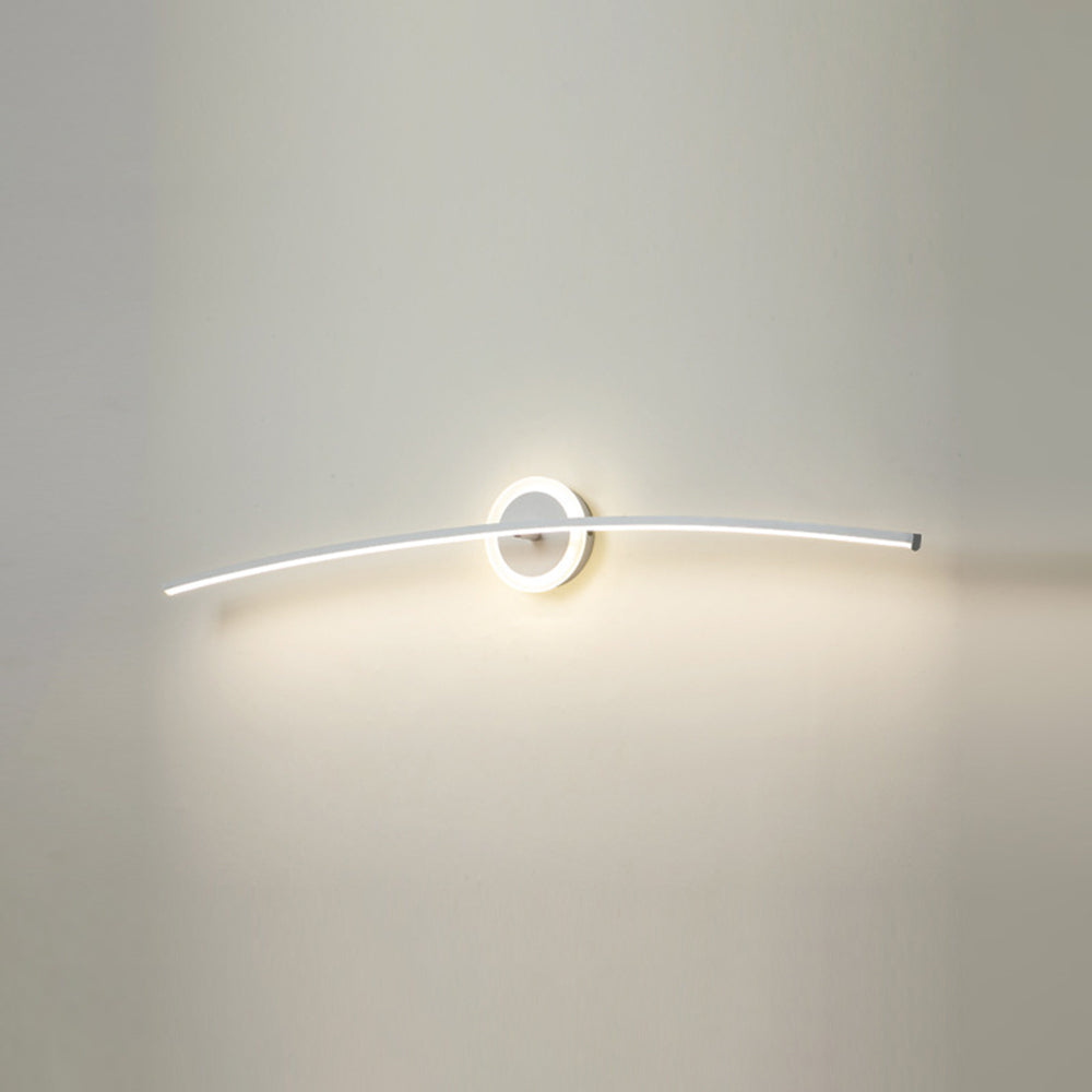 Arisha Modern Linear Metal Wall Lamp, White - Neutralighting